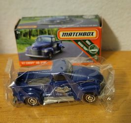 Matchbox die-cast model of the '47 Chevy AD 3100 pickup truck