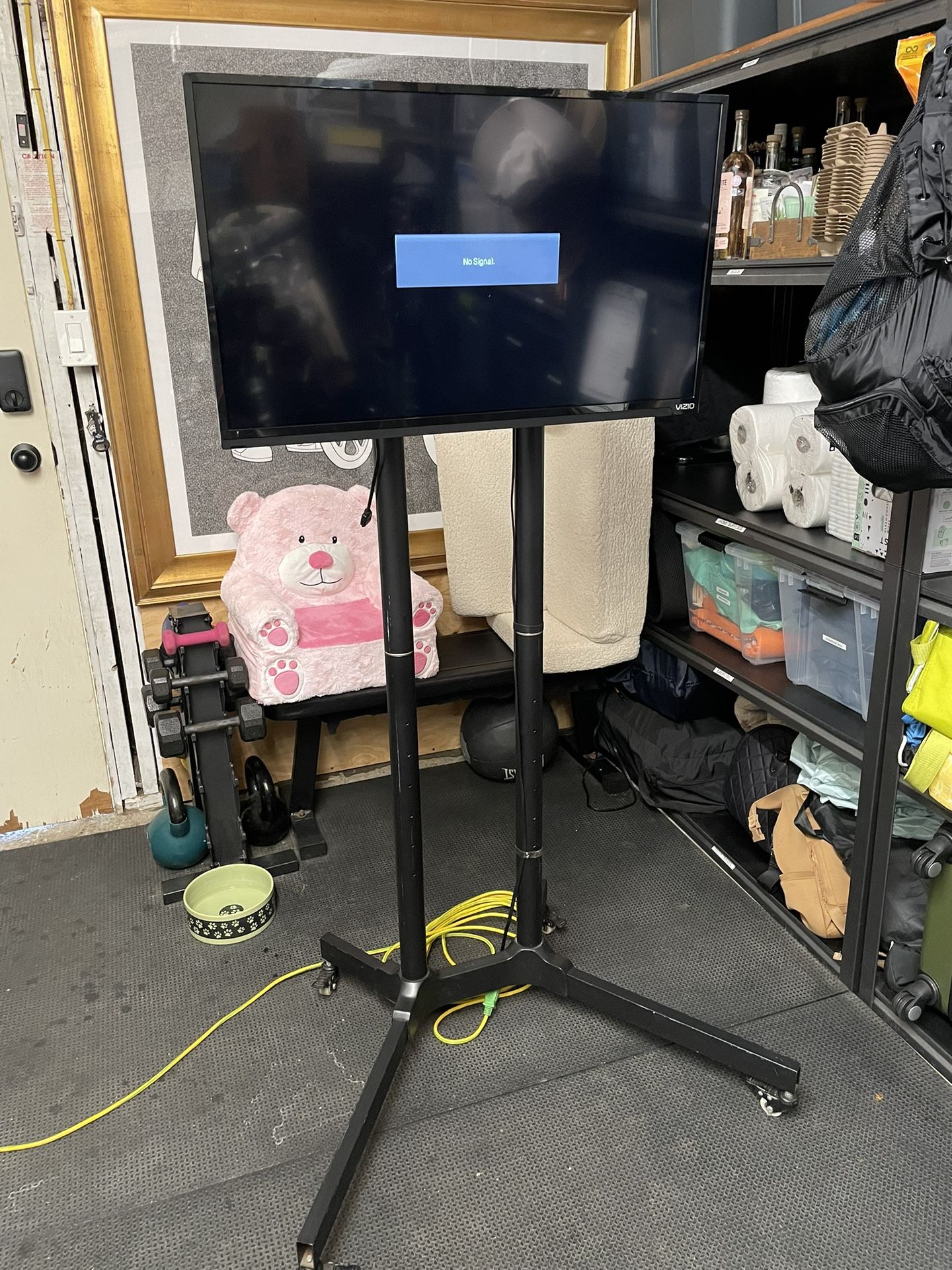 32-inch TV with stand. $100
