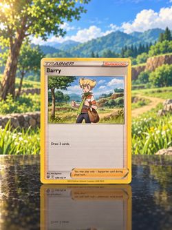 Pokémon TCG Barry Trainer Supporter Card 130/172