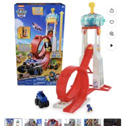 PAW Patrol: Rescue Wheels Super Loop Tower HQ with Chase Vehicle & Figure