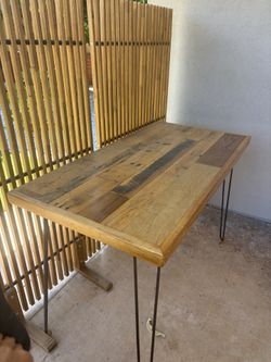 Wooden desk