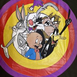 Looney Tunes, Tunes Squad Modern Boot AOP T-Shirt - Size XL