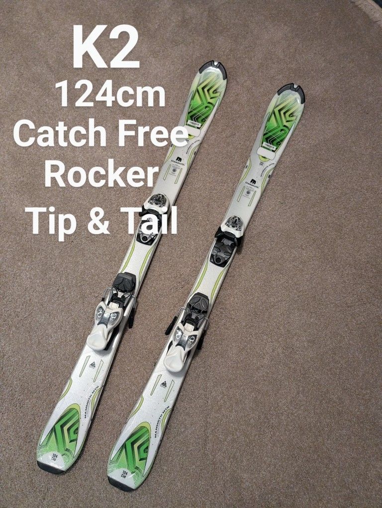 K2 Junior Skis w/ Marker Bindings