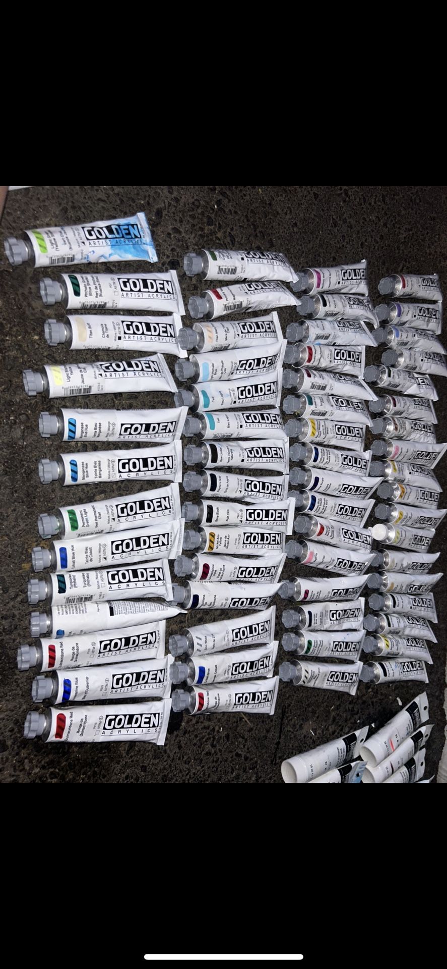 Brand New Acrylic Paint Golden Brand