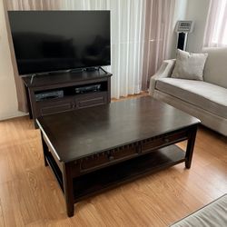 Coffee Table And TV Console