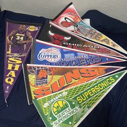 Nba Basketball Penant Flags