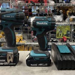 Makita 18V Lithium Ion Hammer Driver Set 
