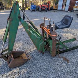 John Deere 8A Tractor Backhoe with Mounts