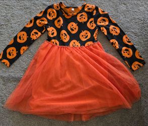 Okie dokie pumpkin dress 6x