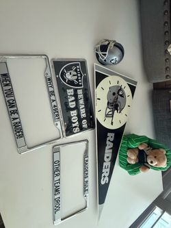 Raiders memorabilia from the 80’s/90’s
