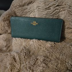 Green Coach Wallet