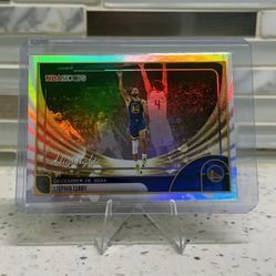 Topps 2024-25 NBA Hoops Highlights Stephen Curry Hologram #261 Warriors