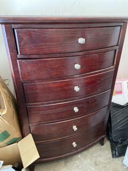 Cherry Wood Dresser (real Wood) Not Cheap
