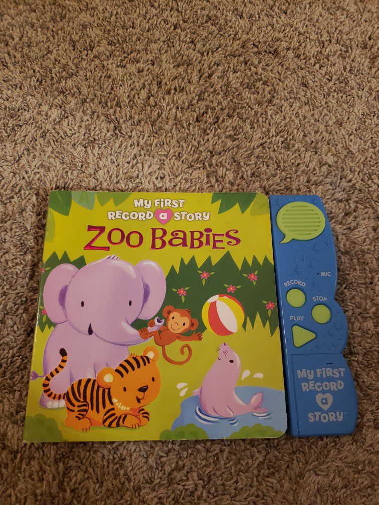 Zoo Babies My First Record A Story Book 