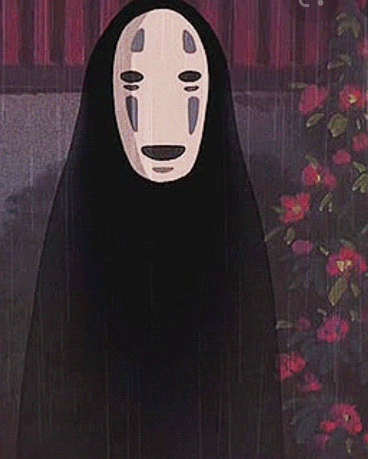 No face Spirited away Hayao Miyazaki costume Halloween anime