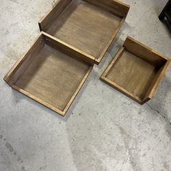 Corner Wood Shelves 