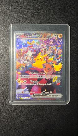 Pokémon TCG Pikachu ex 150/128 Special Illustration Rare – 30th Celebration – NM/M