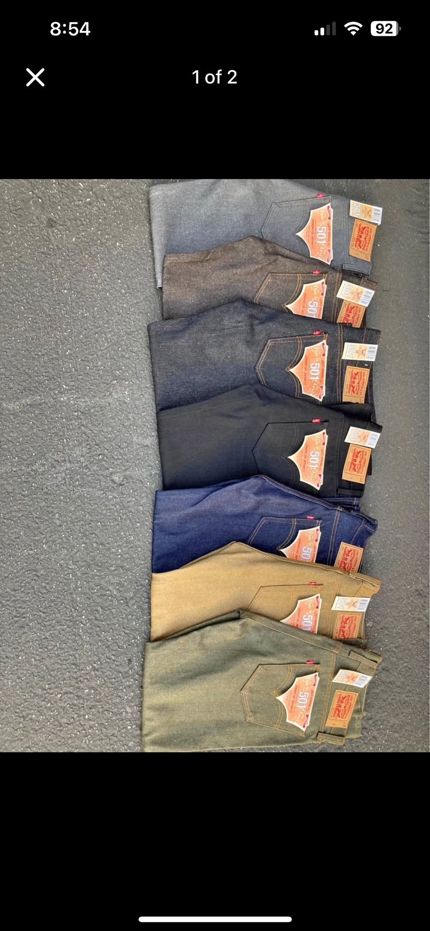 501 Levi’s Jeans Brand New