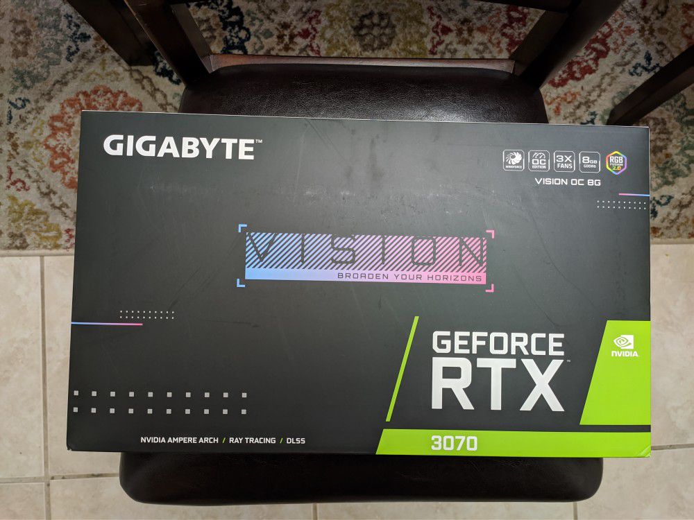 Gigabyte Vision OC 3070 8GB Gaming Graphics Card GPU