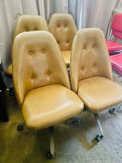 4 Vintage mid century chairs set