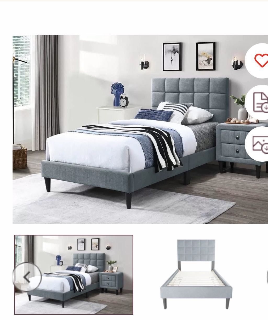 Twin Bed Frame Not Including Mattress