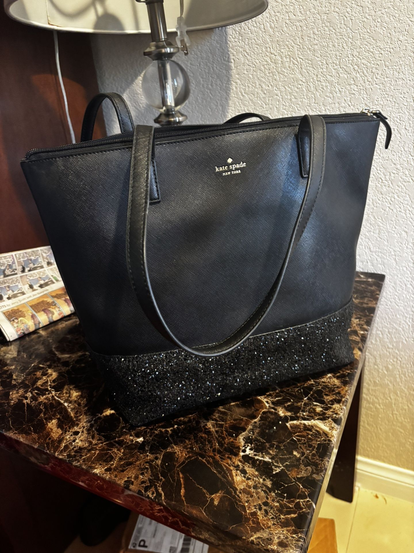 Kate Spade Greta Court Glitter Penny Tote