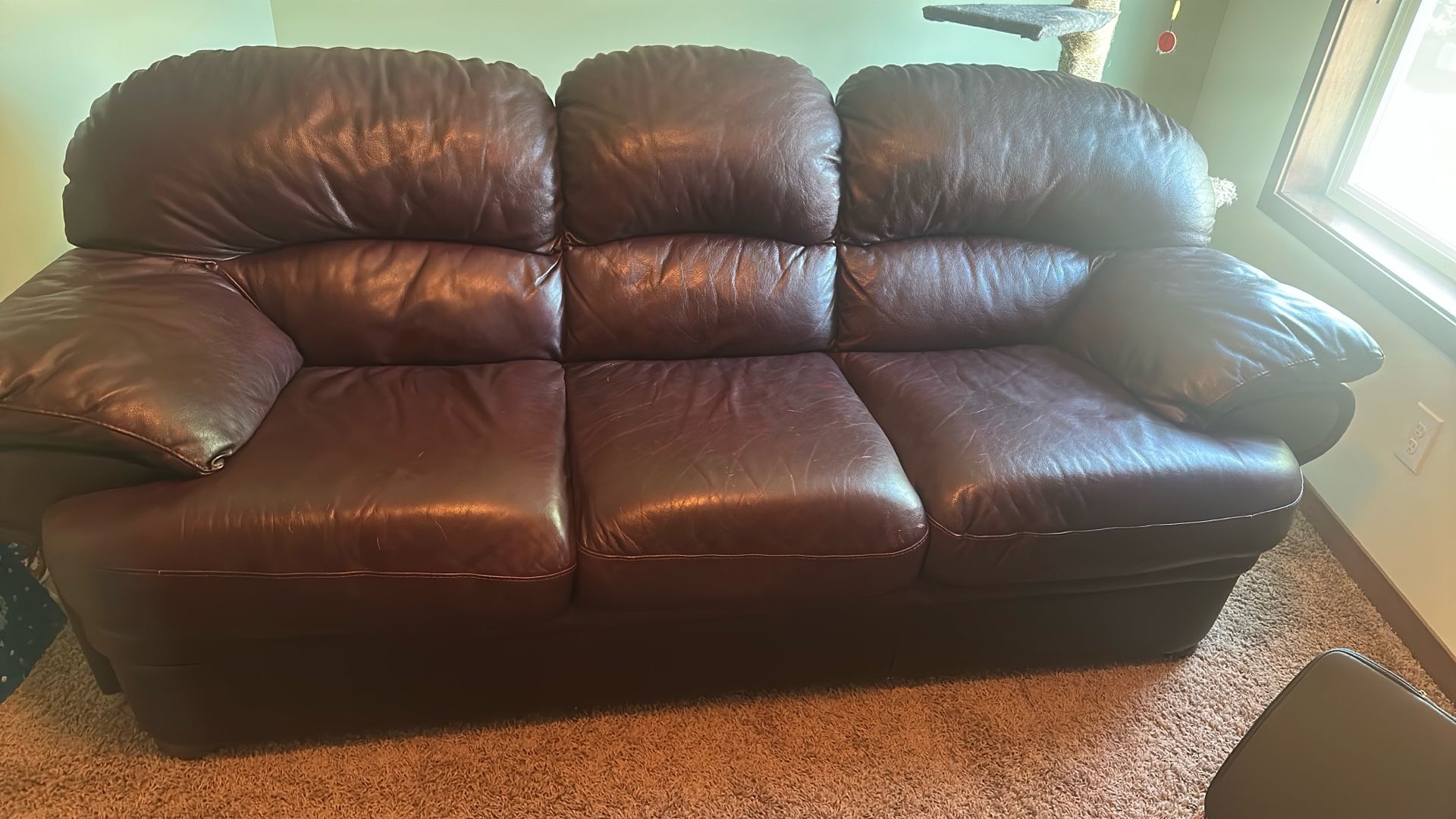 Italian Leather Couch