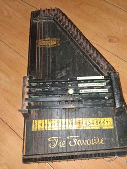 Original Autoharp "The Favorite" Vintage Zither