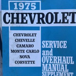 1975 Chevrolet Manual