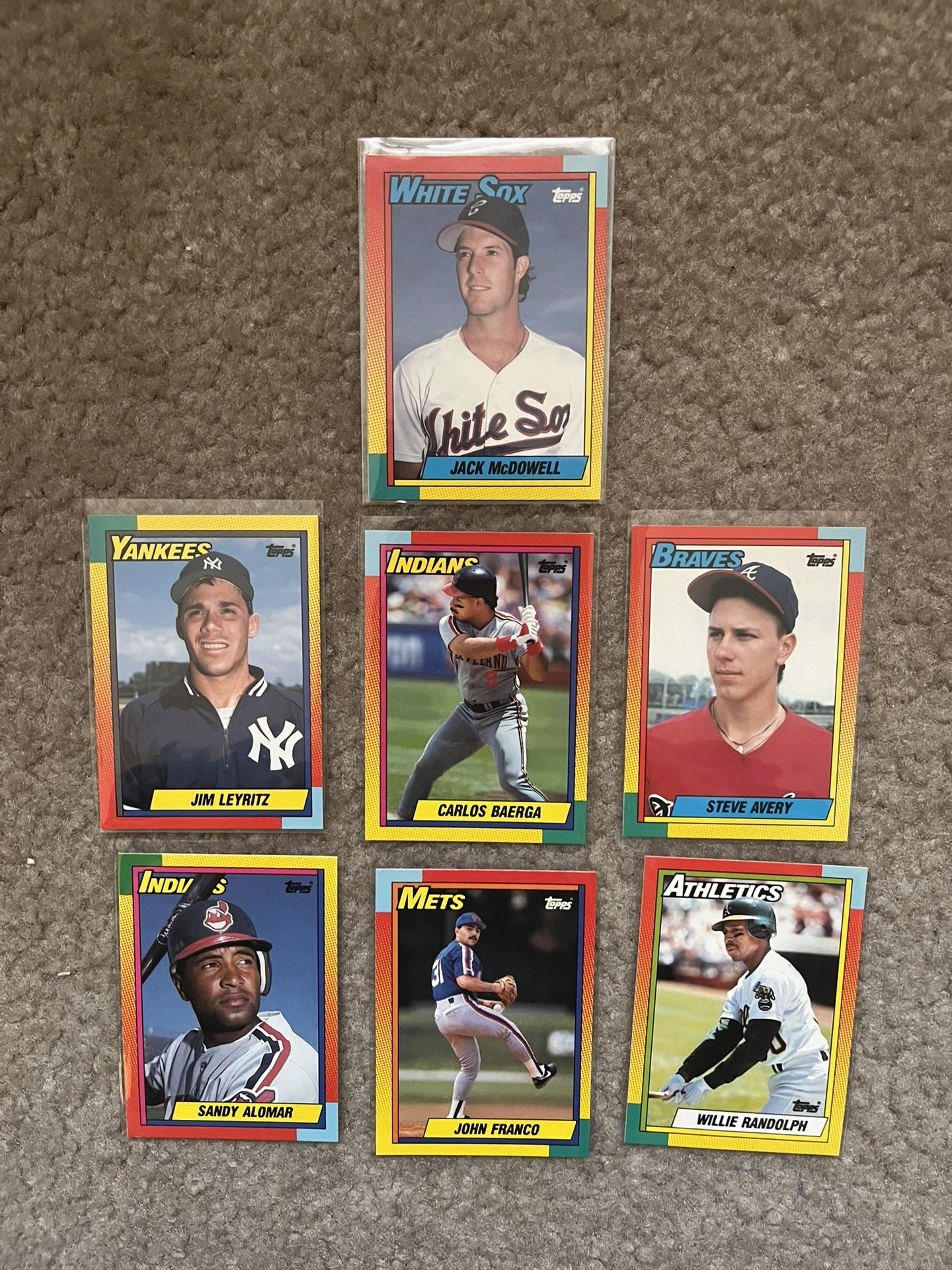 Lot Of Vintage Topps Traded Baseball Cards