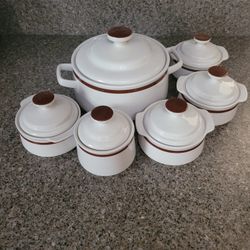 Genuine Stoneware Lidded 12pc