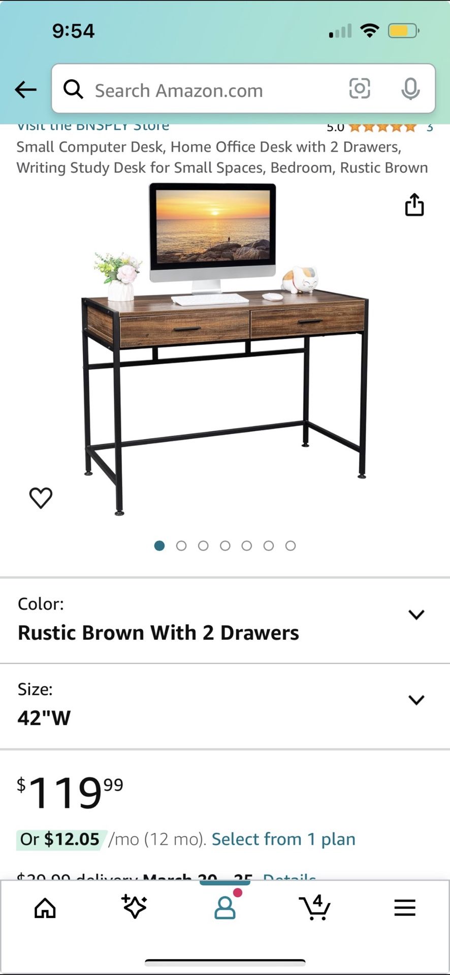 Rustic Computer Desk