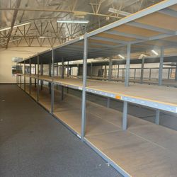 Industrial Warehouse Shelving 96 in W x 48 in D Boltless Racks