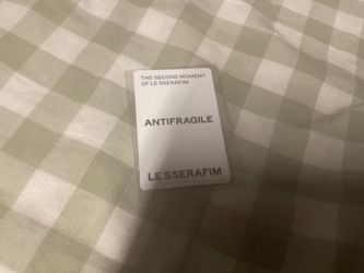 Le sserafim photo card
