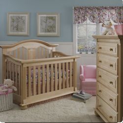 Kensington Lifetime Convertible Crib in Natural from Baby Cache Elite