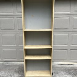 4 shelf unit. 77” tall