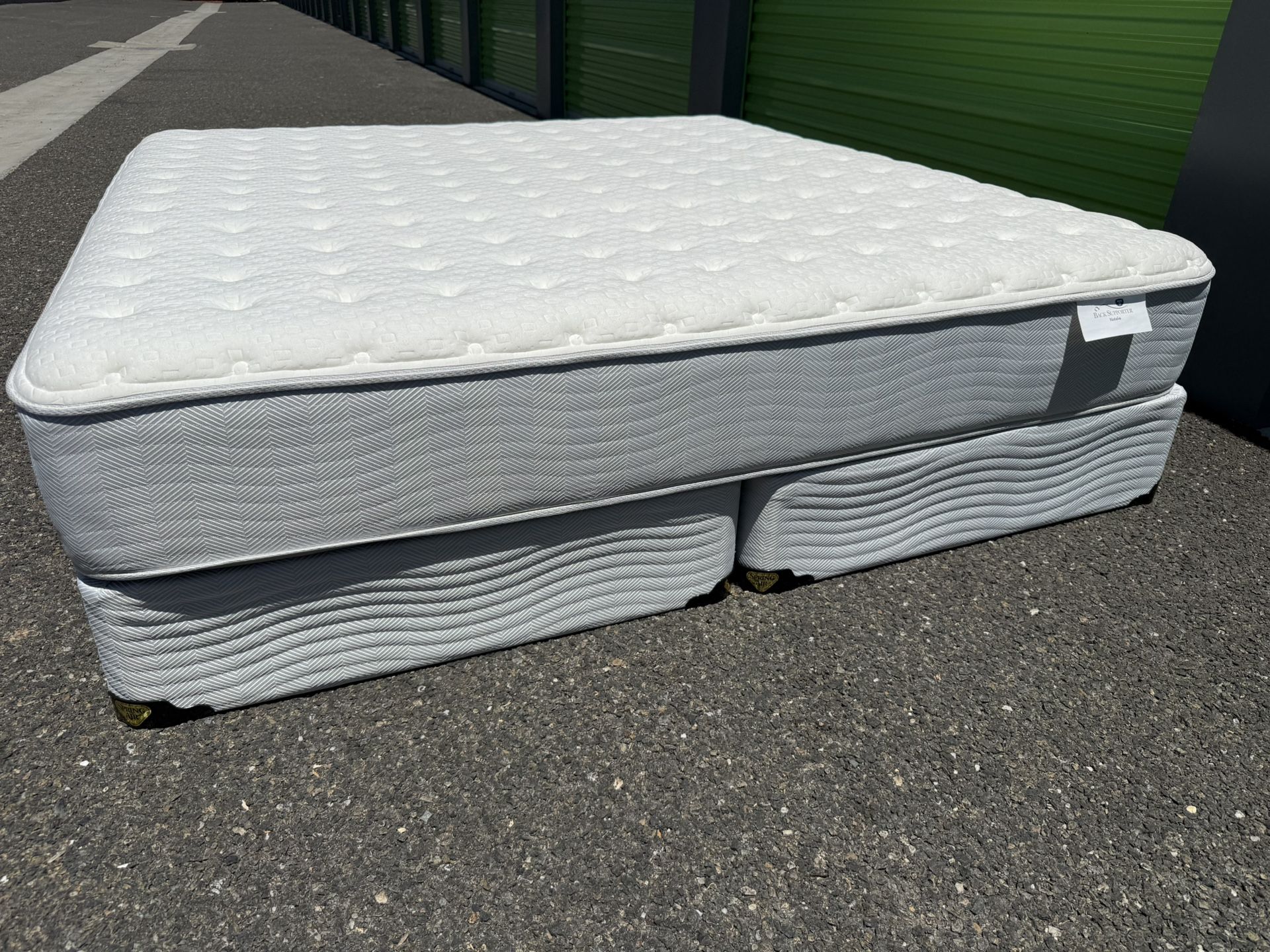King Size Mattress And Box Springs Set King Bed King Mattress Firm Mattress Free Delivery