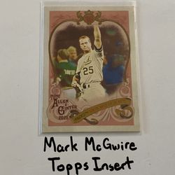 Mark McGwire Oakland A’s All-Star 1st Baseman Topps Short Print Insert Card. 