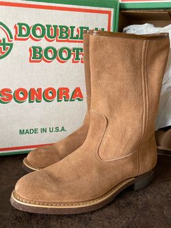 Suede Cowboy Boots