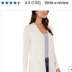 Matty M Ladies' Ribbed Cardigan XXL