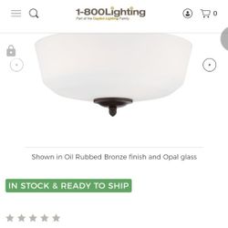 Darcy 16" 3 Light Semi Flushmount Fountain Ceiling Light Fixture 