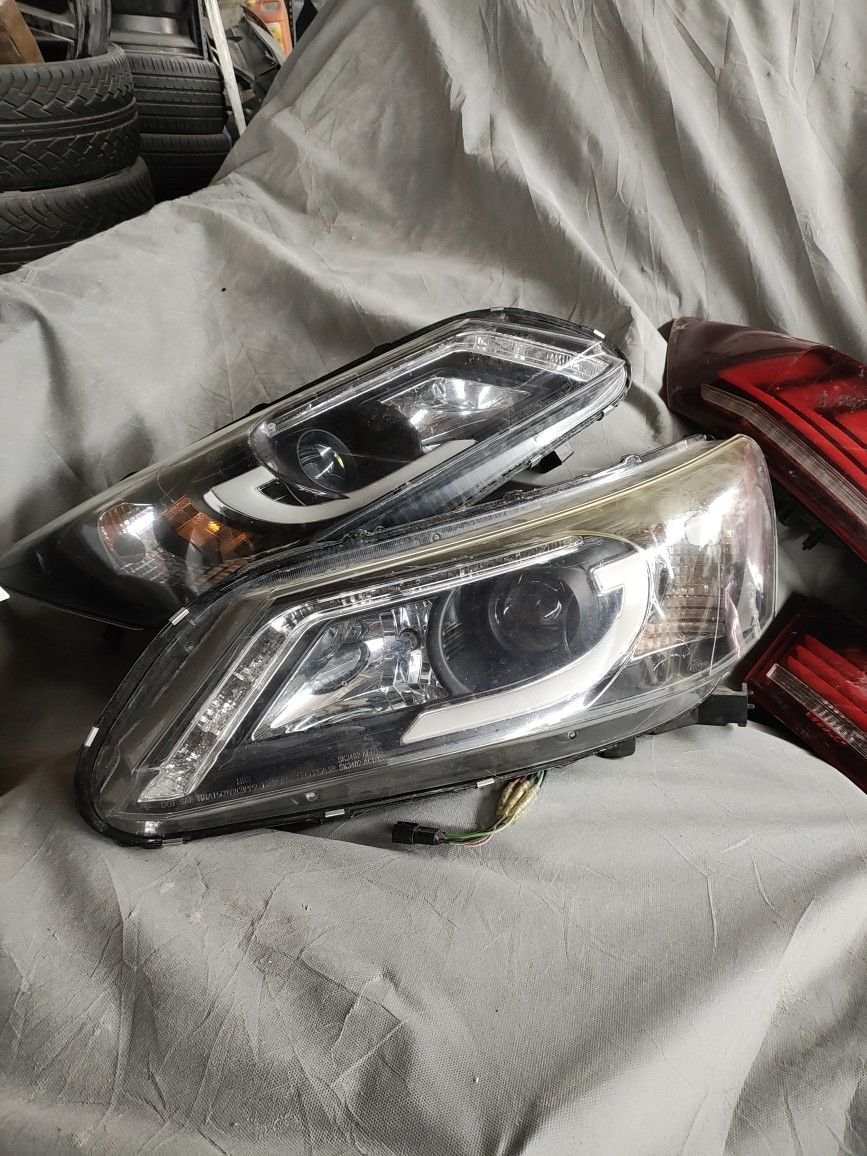 2017 Honda Accord Front Lights And Rear Light Complete Set