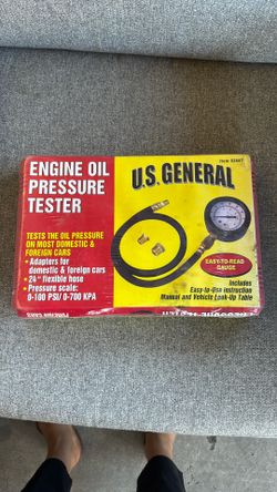 US General Ending Oil Pressure Tester