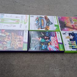 #gamelot Xbox 360 Games & 1 Wii Fitness Disc