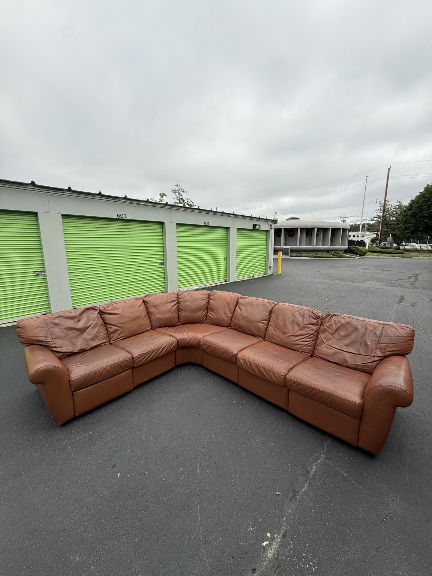 Natuzzi Leather Sectional