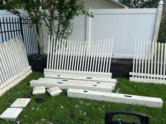 White PVC Fence