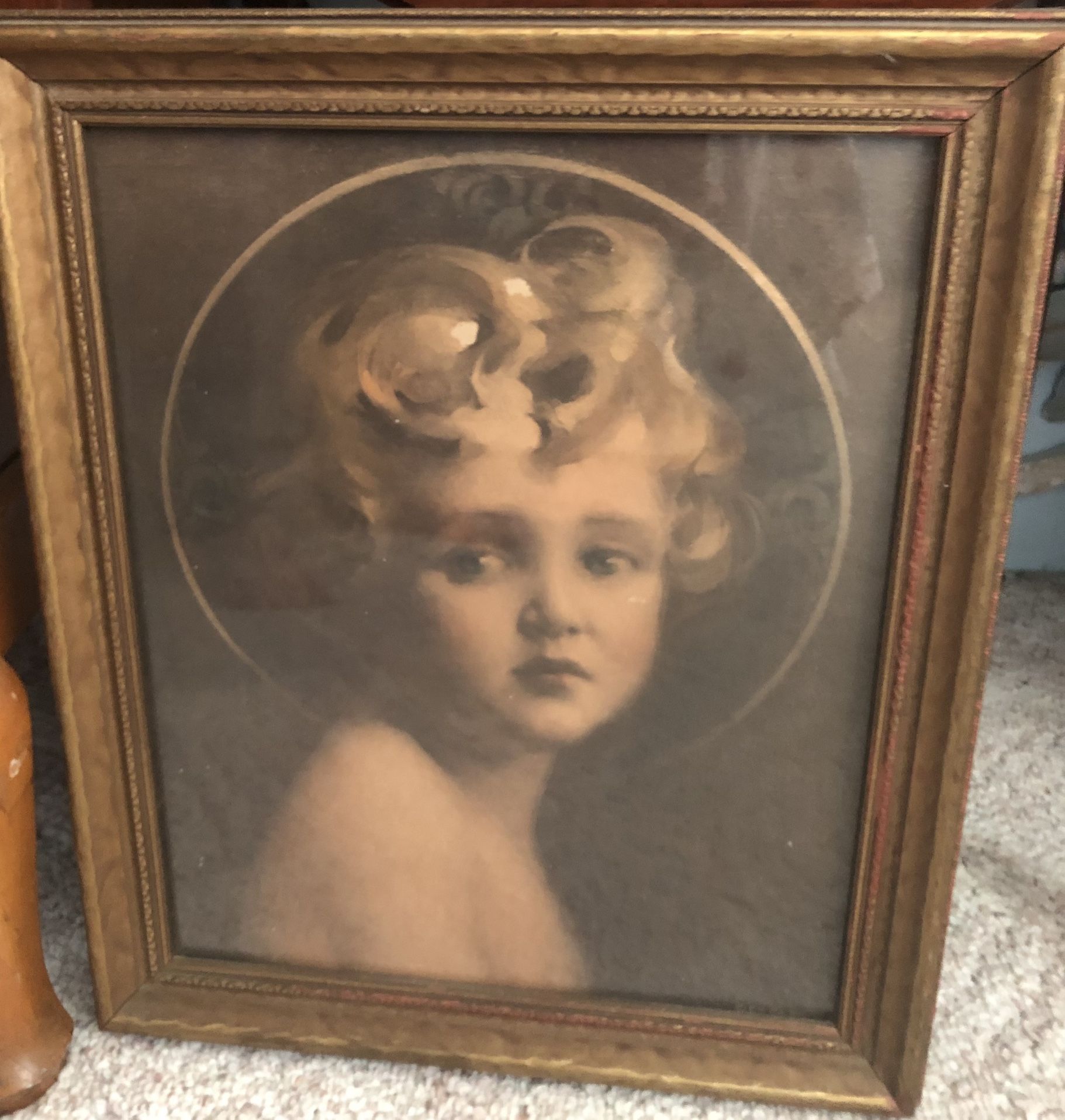 Antique Picture Of Girl
