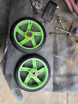 Wheels.  Scooter
