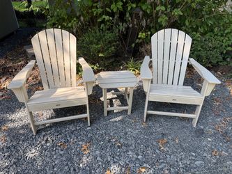 5 Atlas Poly Material Adirondack Chairs Priced Individually at $100/each