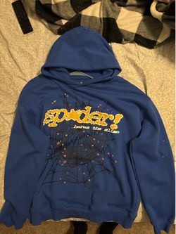 blue spider hoodie